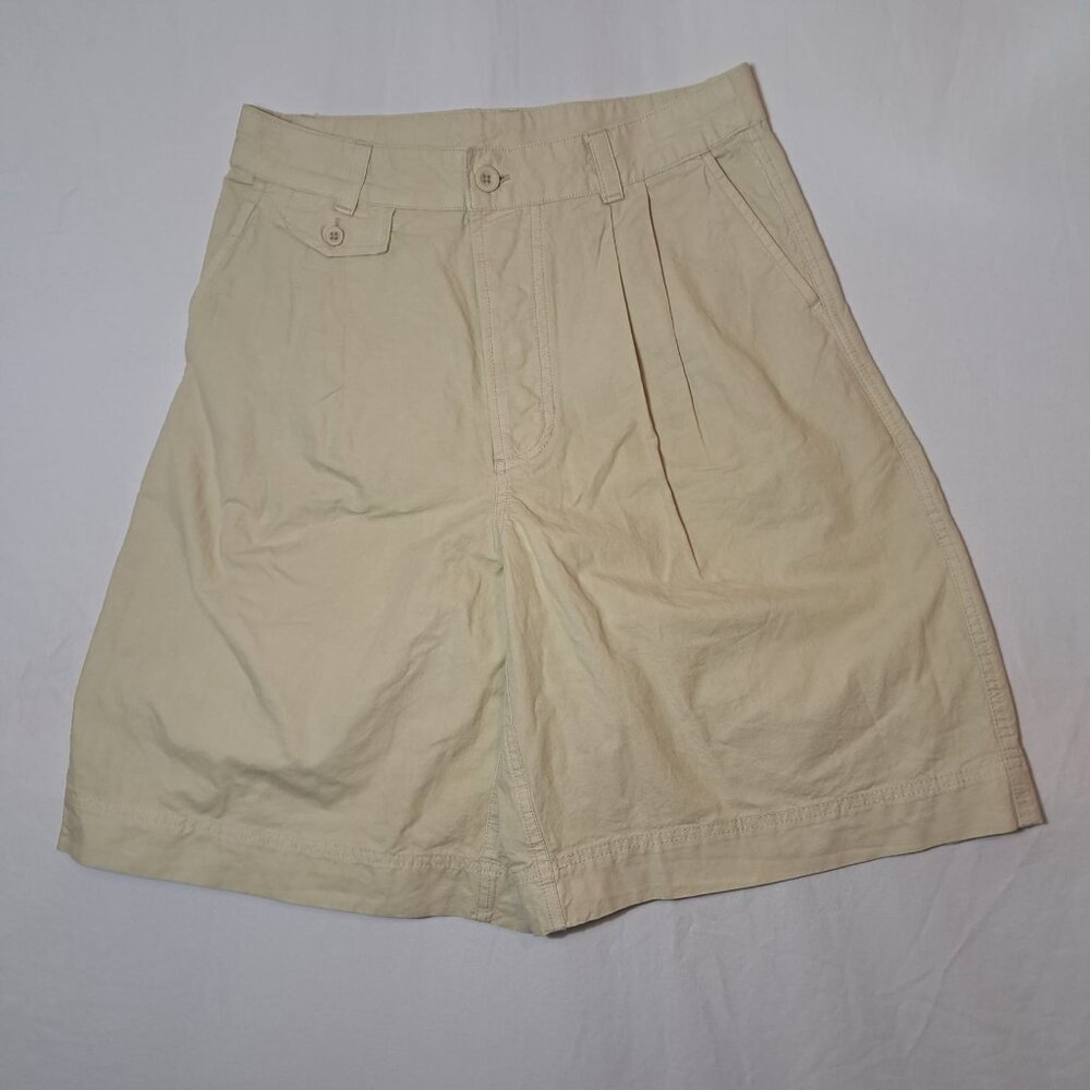 Free People High Street Brown Rice Trouser Shorts Sz 4 New Cotton/Linen - Picture 6 of 15